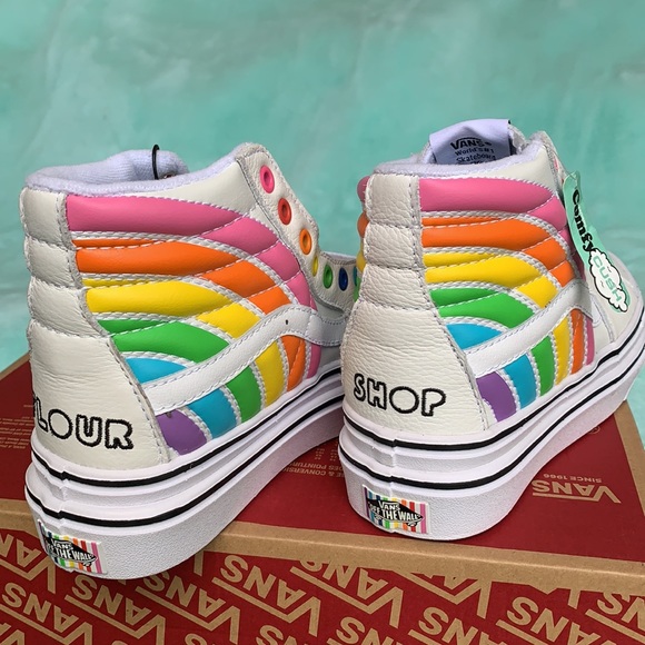VANS SUPER COMFYCUSH S FLOUR SHOP RAINBOW/TRWHT WM - Picture 11 of 16